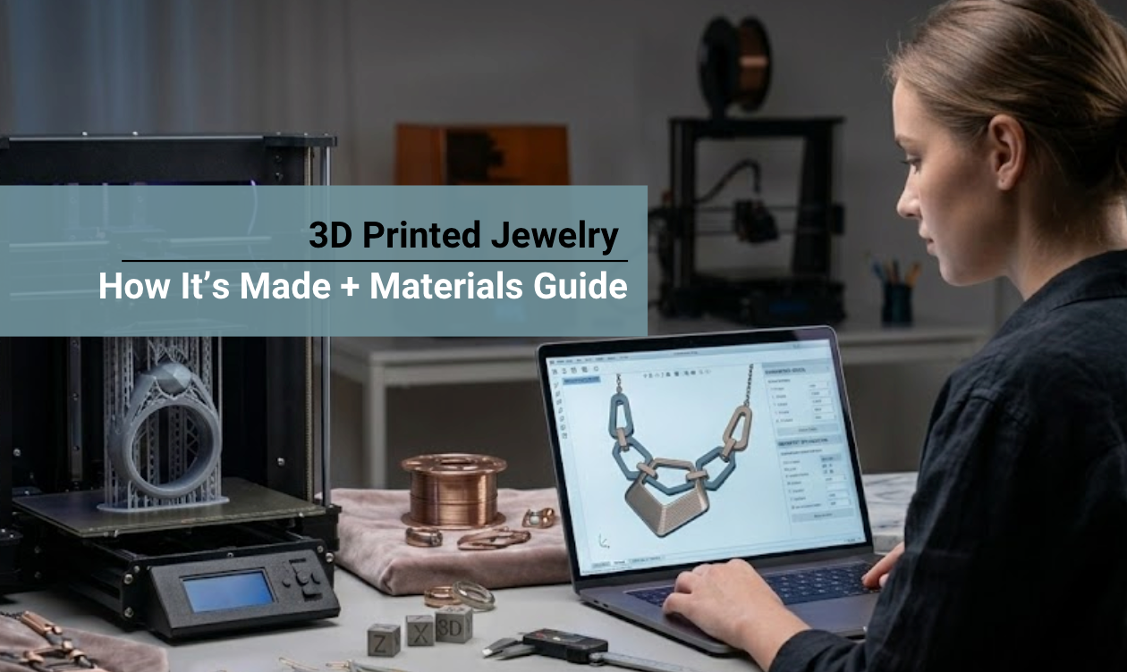 3D Printed Jewelry: How Itβs Made + Materials Guide