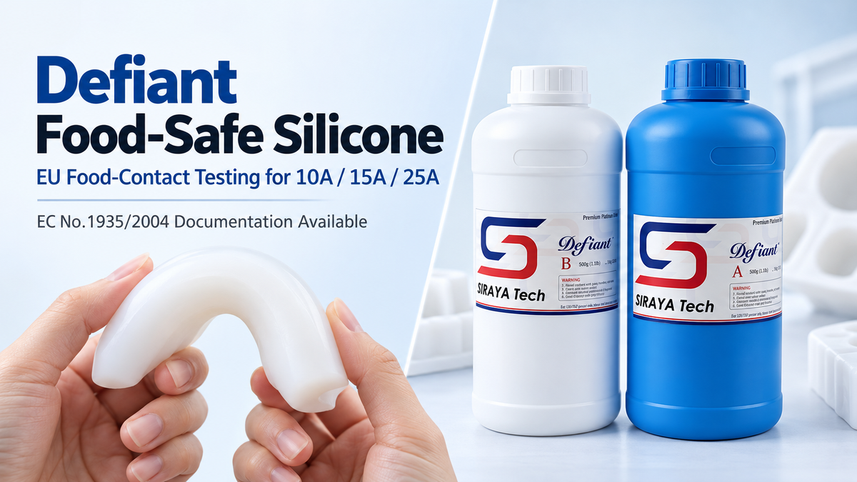 Food Safe Silicone: Defiant Now EU Food Contact Certified