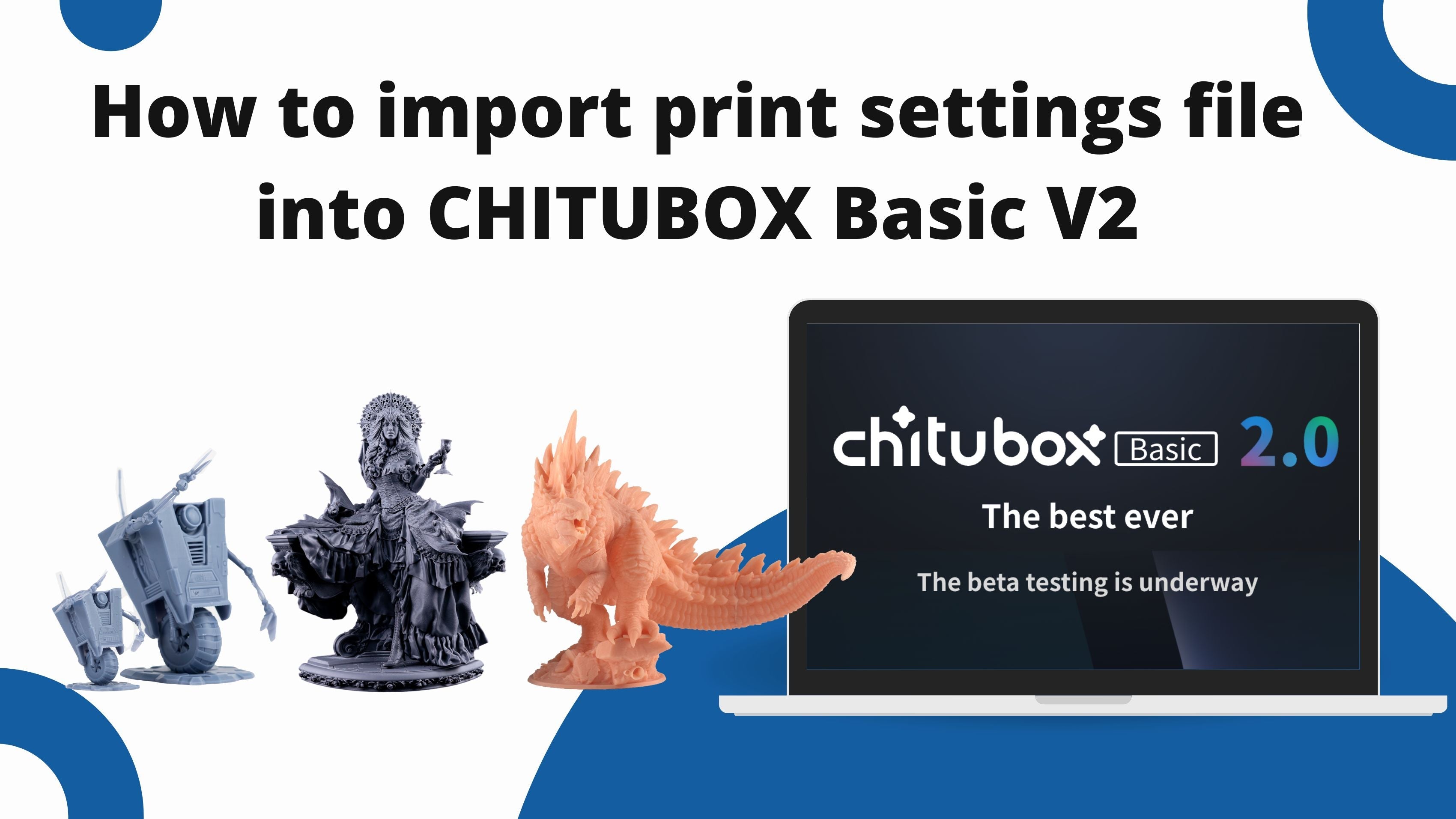 さっちページ How to import print settings file into Chitubox Basic V2?