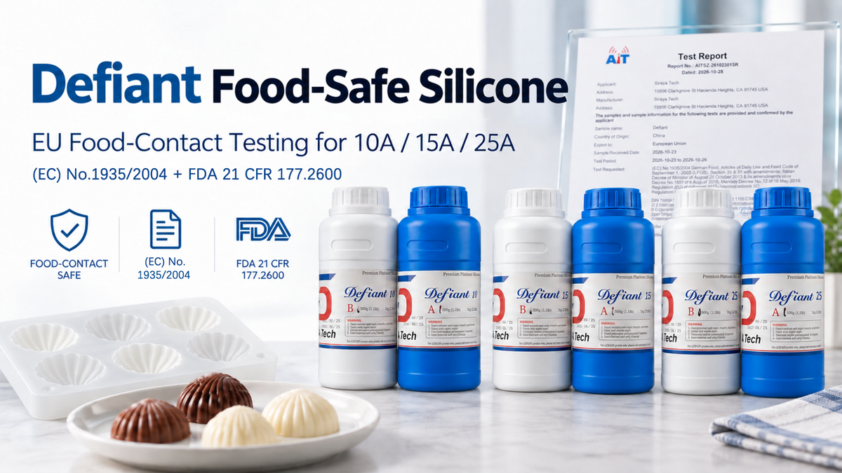 Defiant Silicone Passes EU Food-Contact Safety Testing