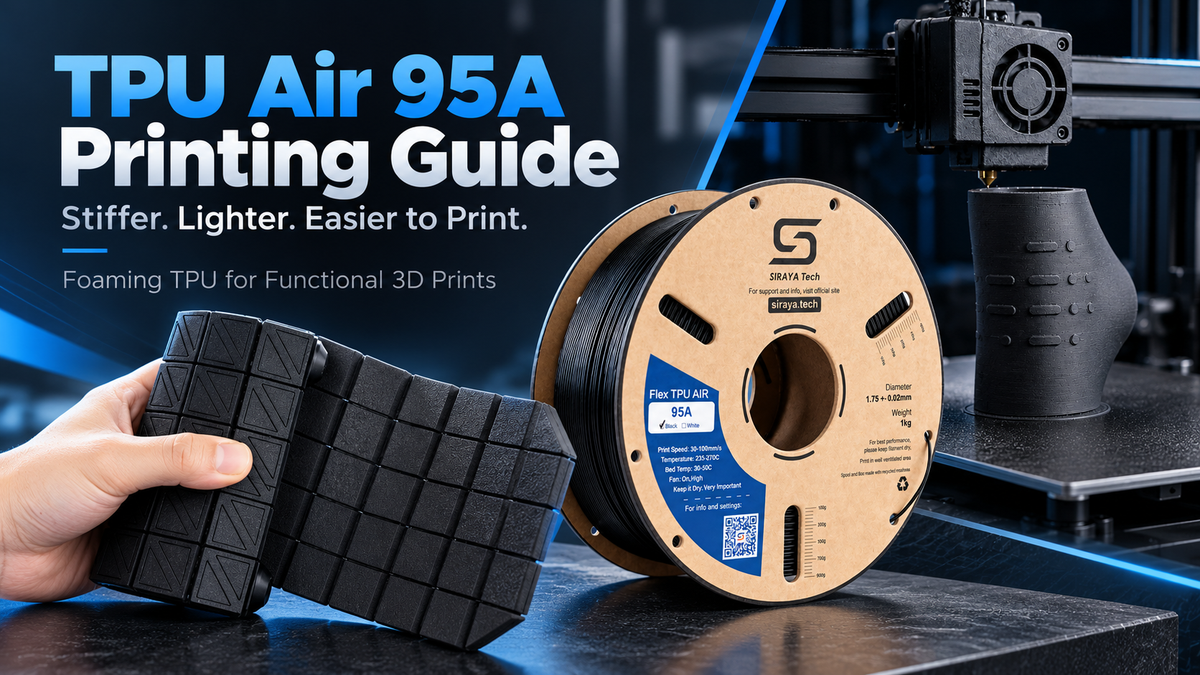 TPU Air 95A: How to Print a Stiffer Foaming 95A TPU