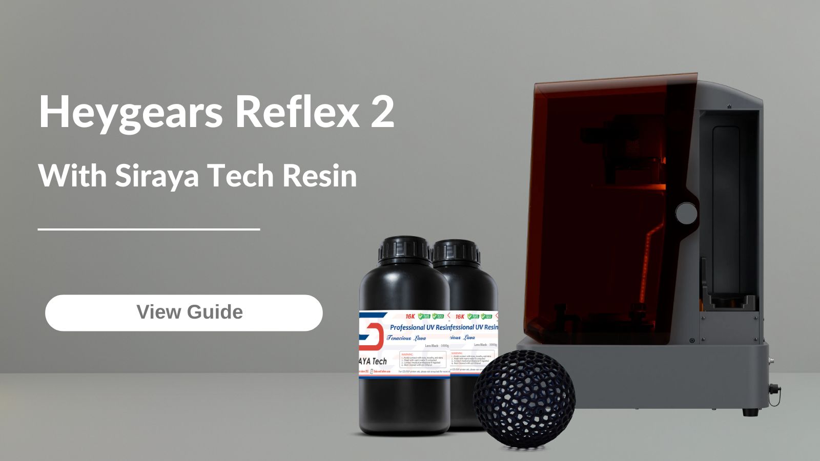 Unlocking Siraya Tech Resins on the New HeyGears Reflex 2