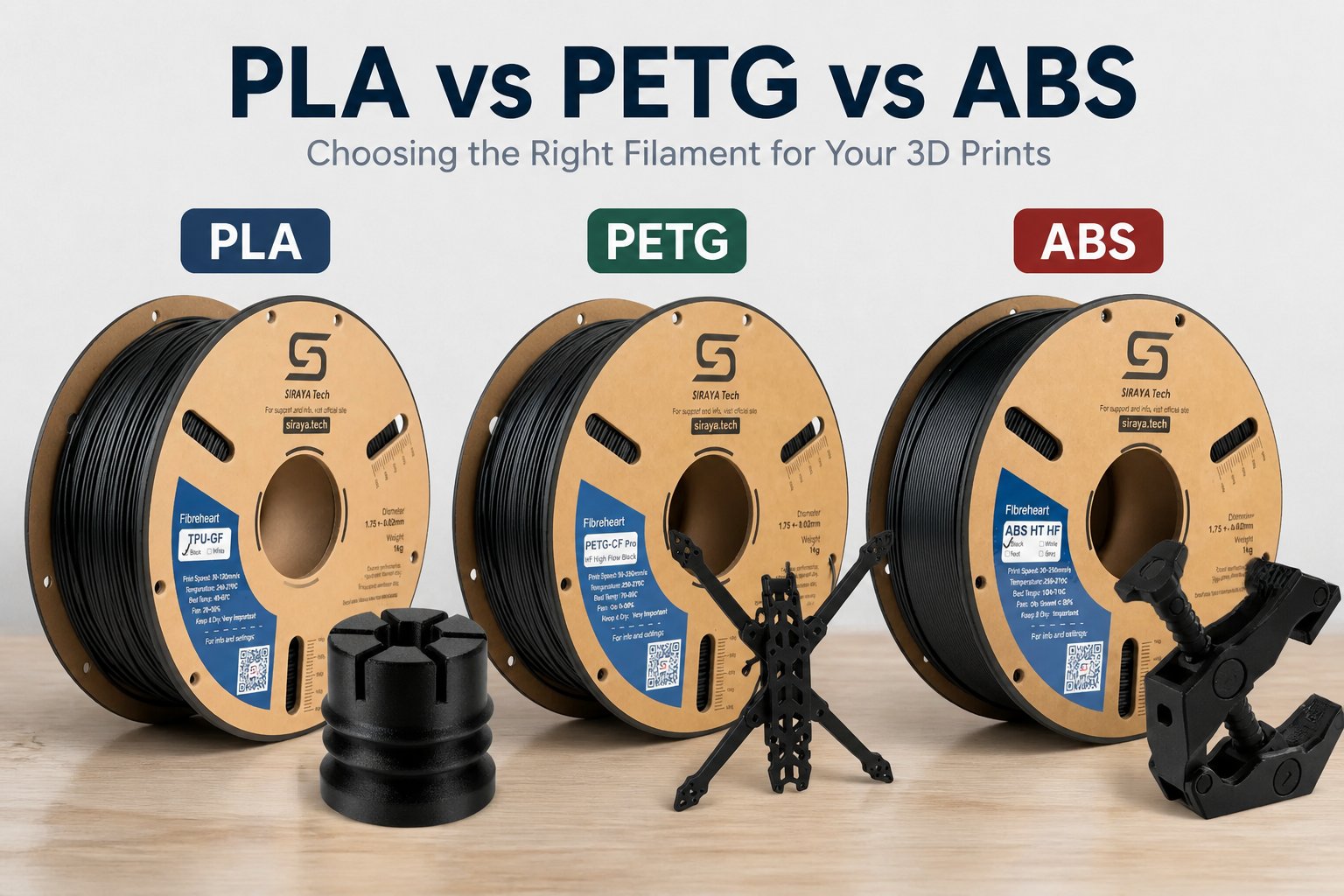 pls vs petg vs abs