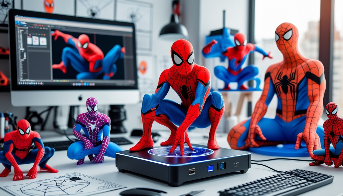 spiderman 3d print