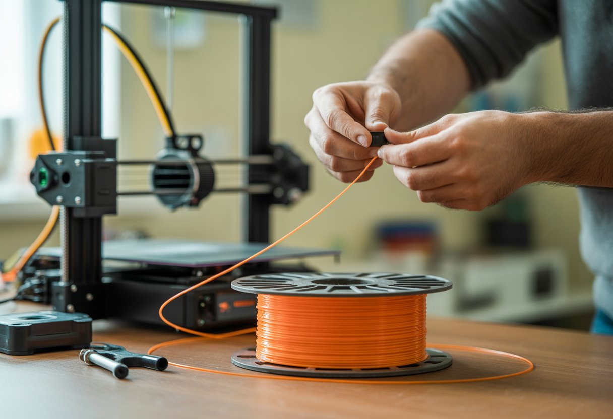 how to respool filament