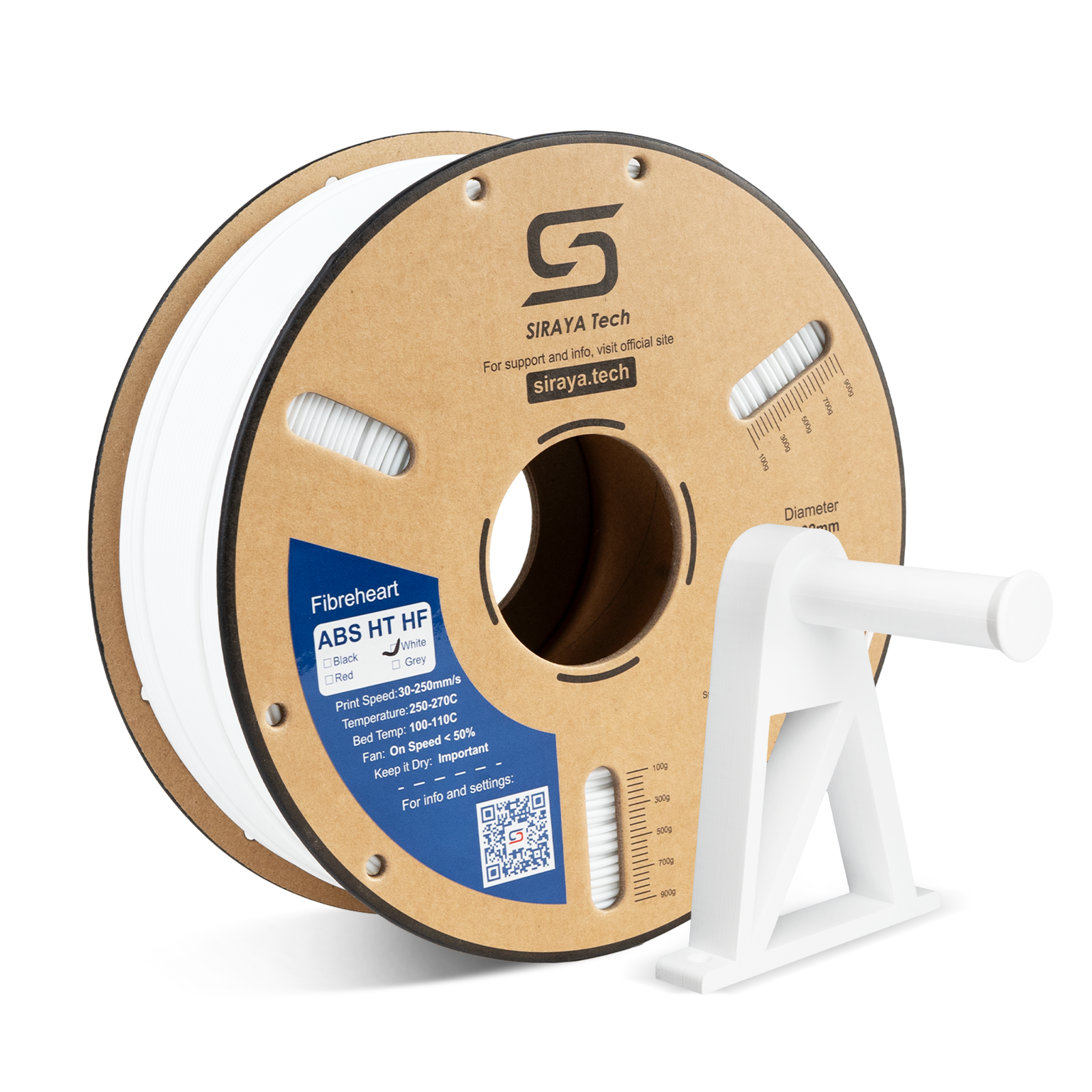 Fibreheart ABS HT HF - High Temp, High Flow Filament