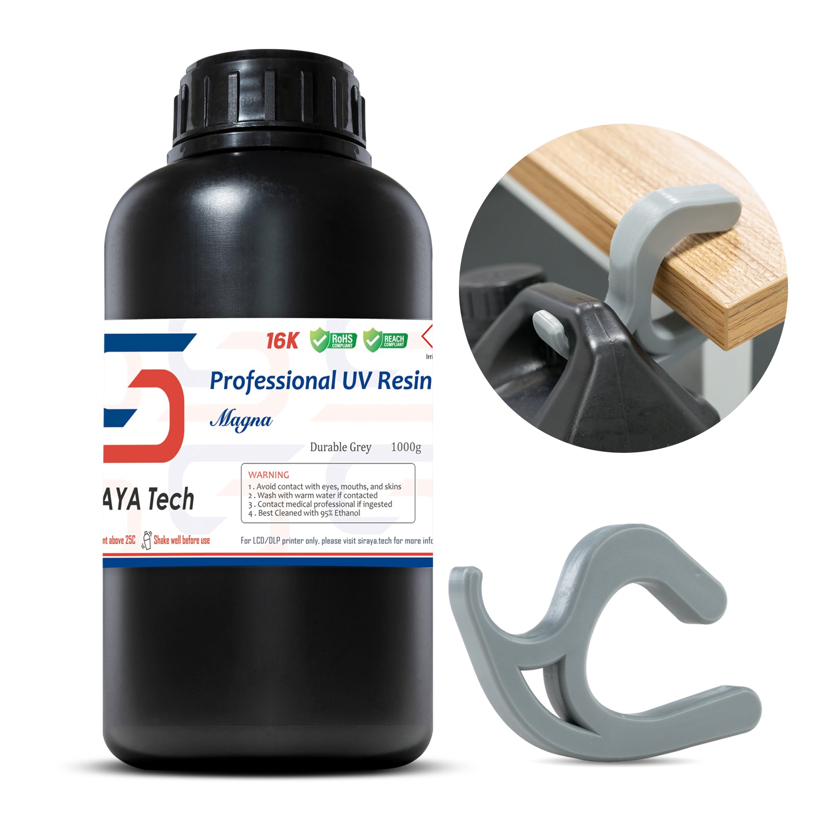 Illustration of Flexibility Grey Resin For 3D Printing Applications