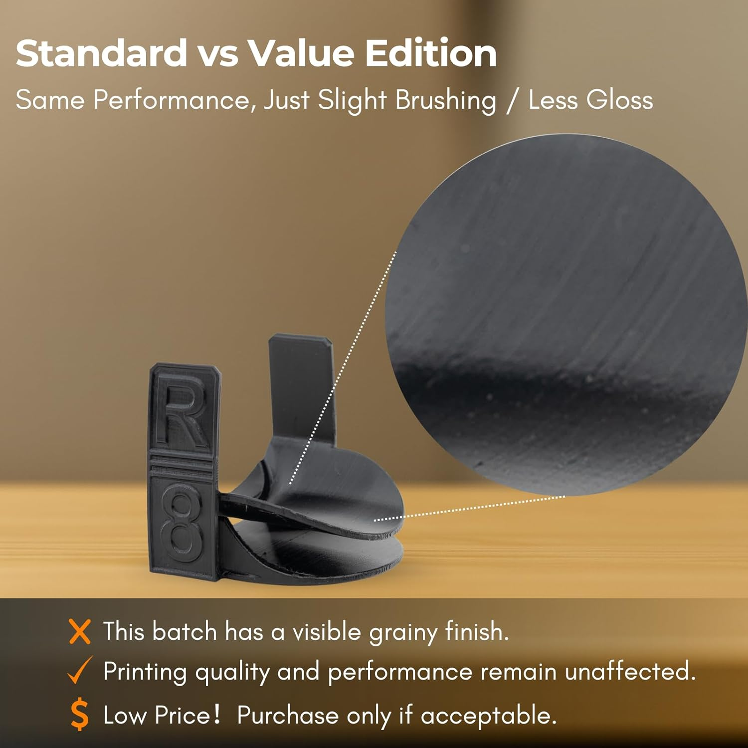 Fibreheart Rebound PEBA 95A Black Elastic filament (Surface graininess version)