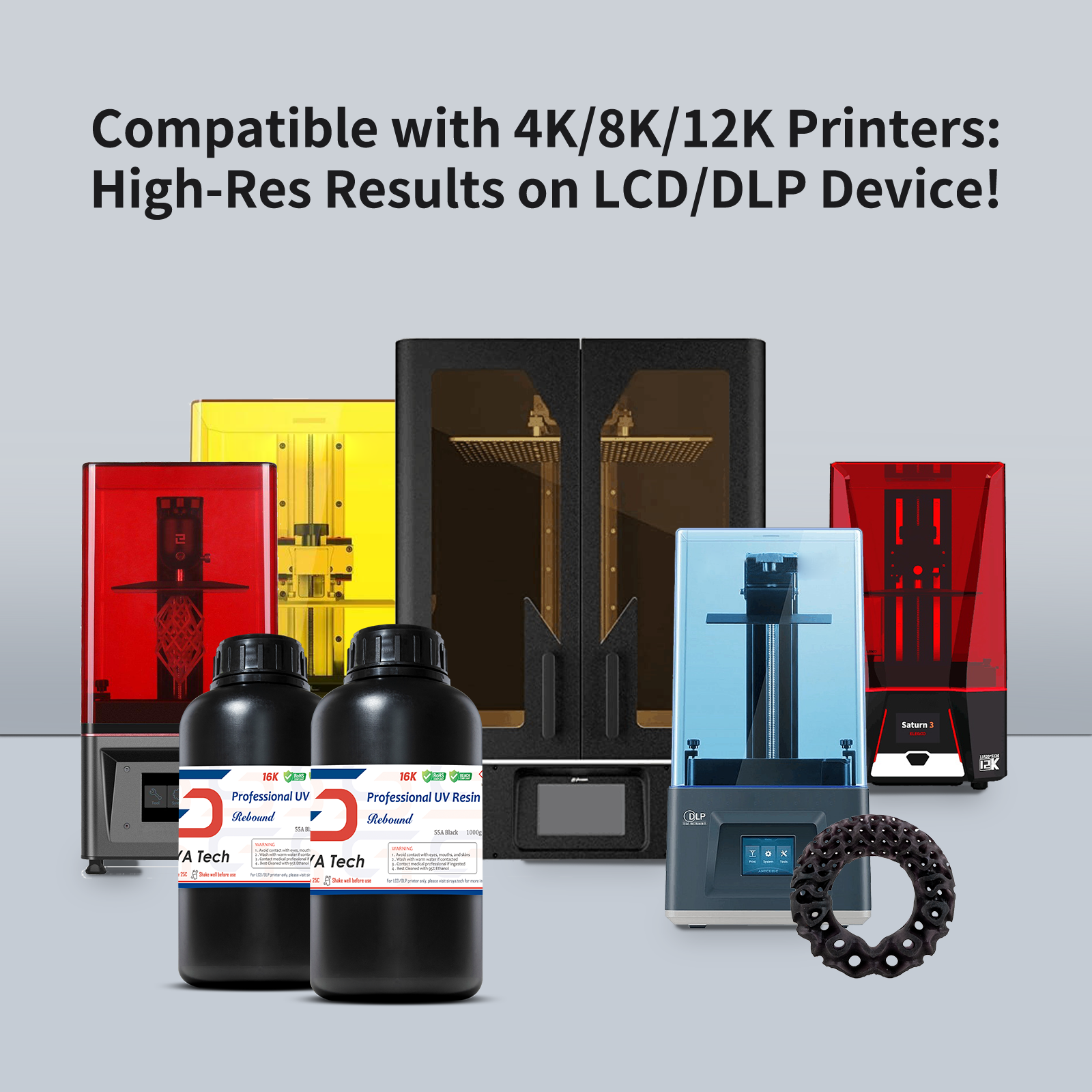 Rebound 55A -  Fast-Rebound 3D Printing Resin