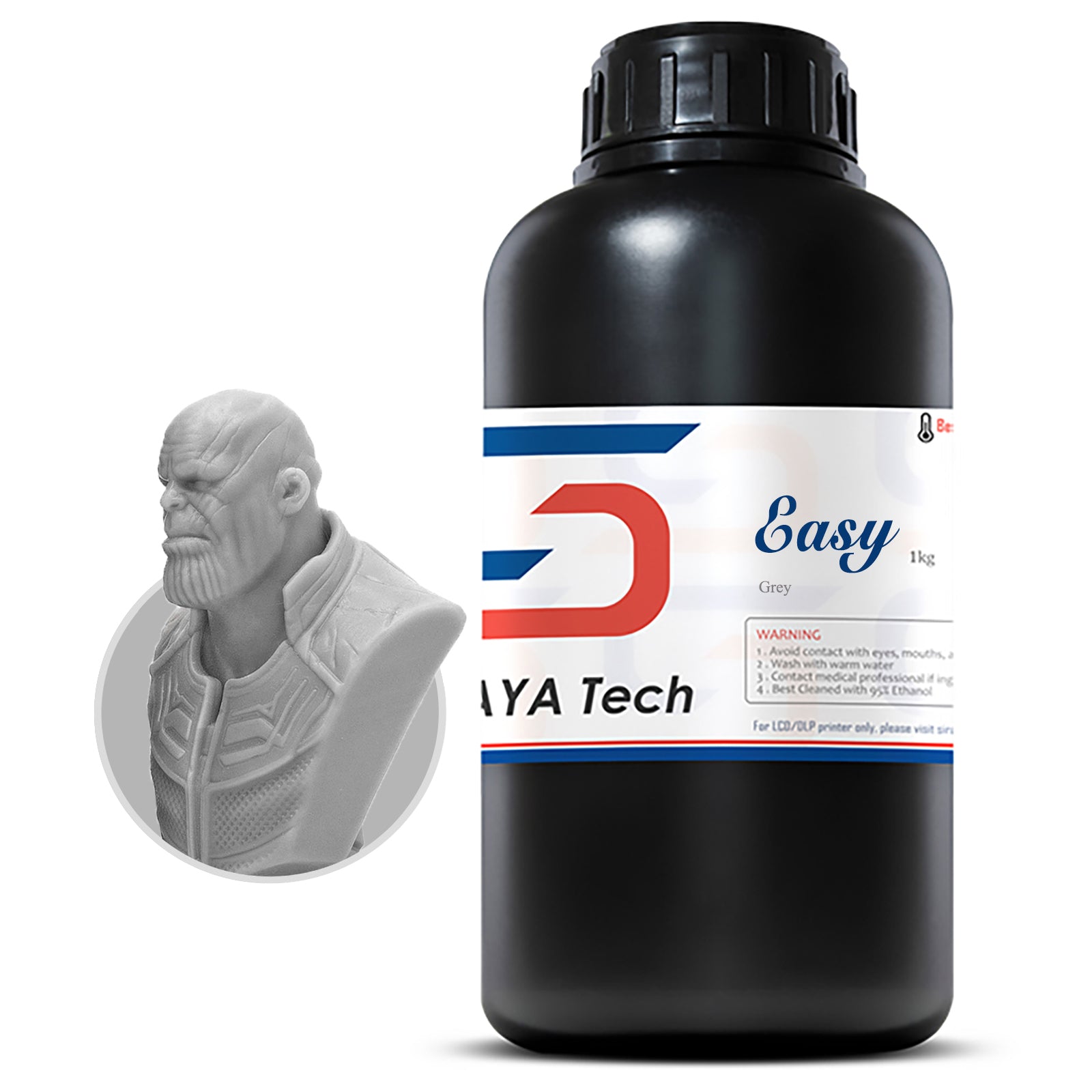 Siraya Tech Easy - Plant-Based Eco-Friendly Resin, US / 1kg / Grey