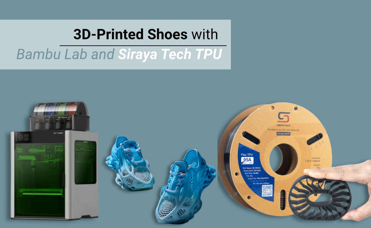 3D-Printed Shoes with Bambu Lab and Siraya Tech TPU
