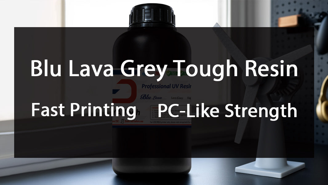 Siraya Tech Blu Lava Grey – Ultra-Fast Printing and PC-like Strength Resin for Engineering Prints