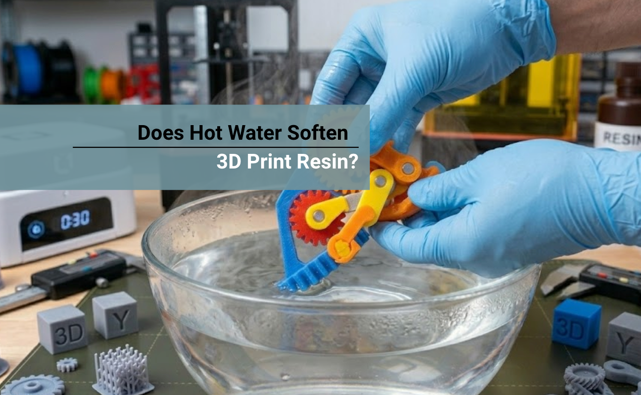 Does Hot Water Soften 3D Print Resin