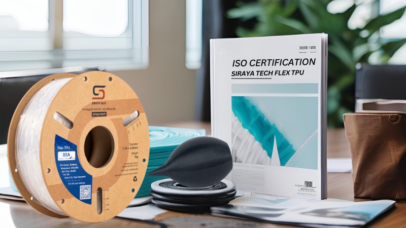 Siraya Tech Flex TPU 85A and 95A Filaments Achieve ISO Biocompatibility Certification