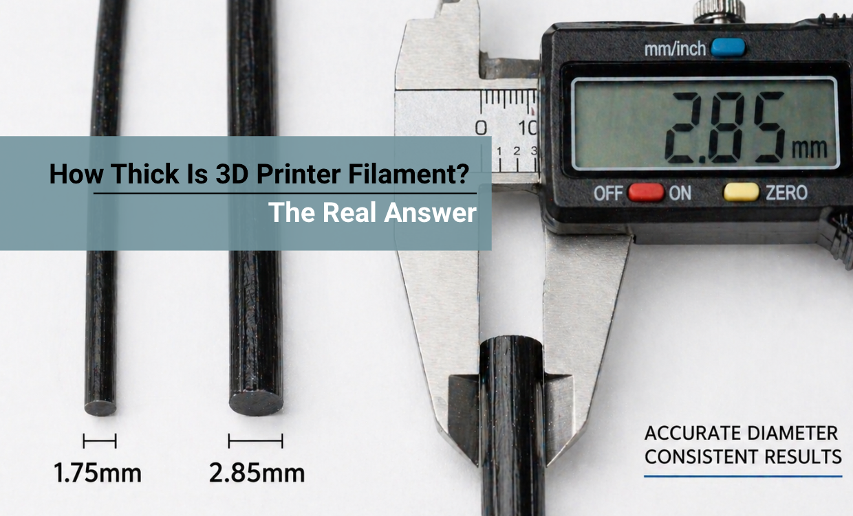 How Thick Is 3D Printer Filament? The Real Answer