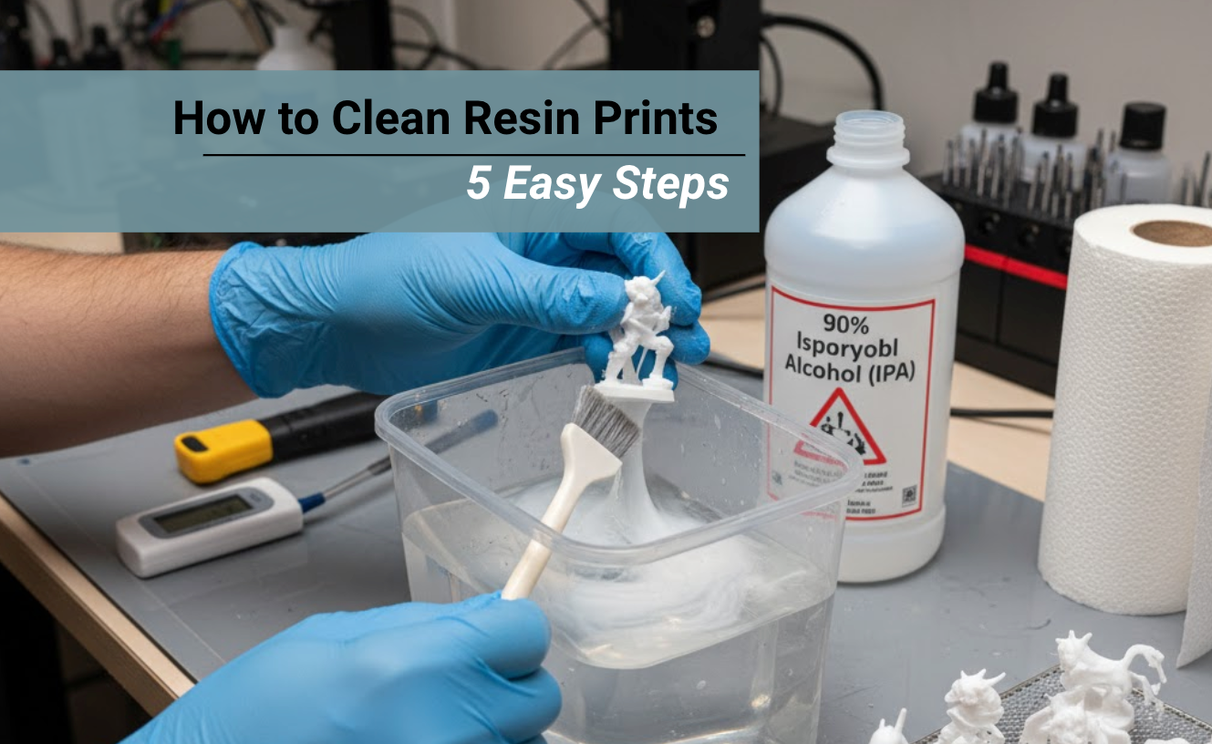 How to Clean Resin Prints the Right Way (5 Easy Steps)
