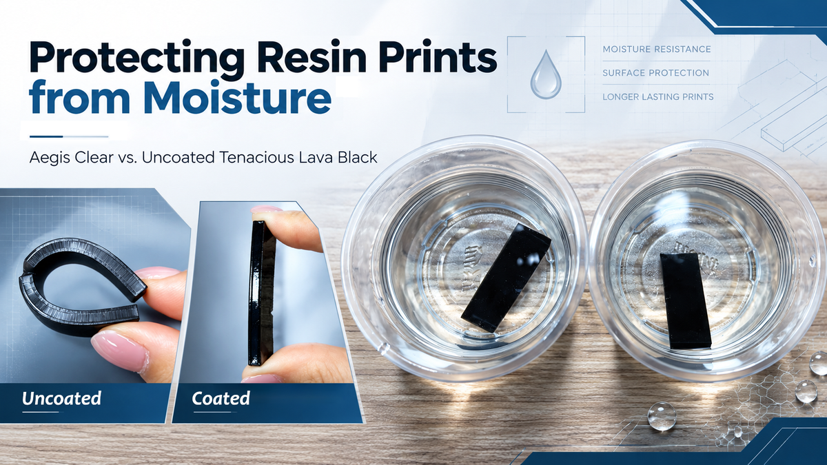 Moisture Resistance Test Comparison for Resin Printing