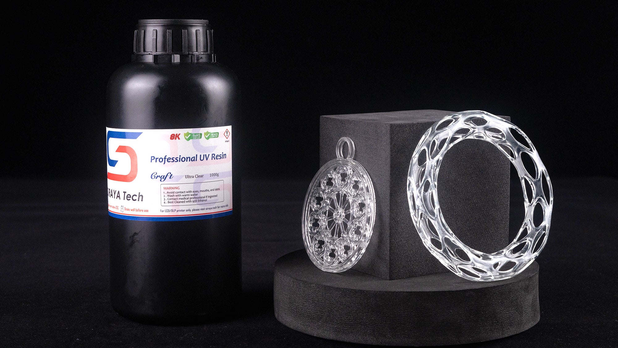 Elevate Your 3D Printing with Siraya Tech Craft Ultra Clear Resin and Elegoo Saturn 3 Ultra 12K