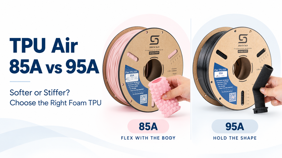 TPU Air 95A vs 85A: Faster, Stiffer, or Softer? Choose the Right Foam TPU