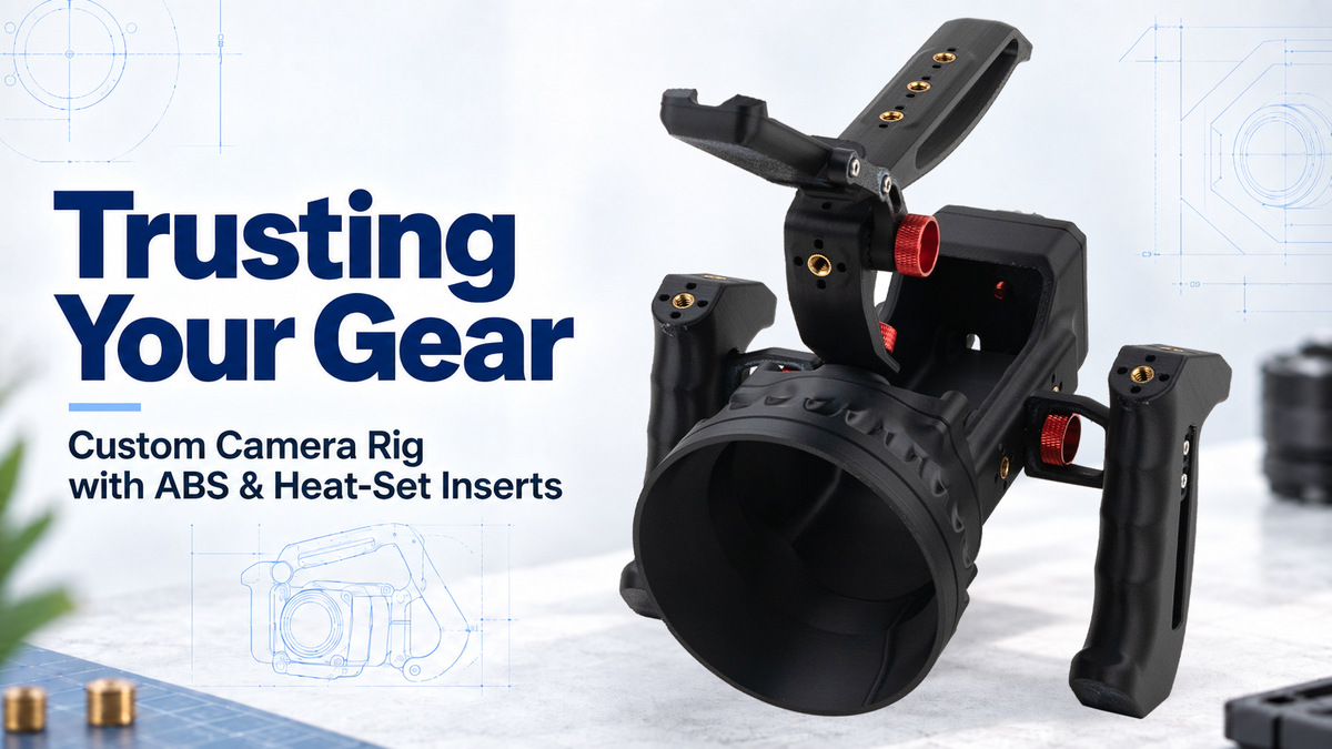 Trusting Your Gear: Building a Custom Insta360 Luna Ultra Rig with ABS and Heat-Set Inserts