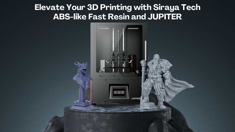 Elevate Your 3D Printing with Siraya Tech ABS-like Fast Resin and Elegoo JUPITER