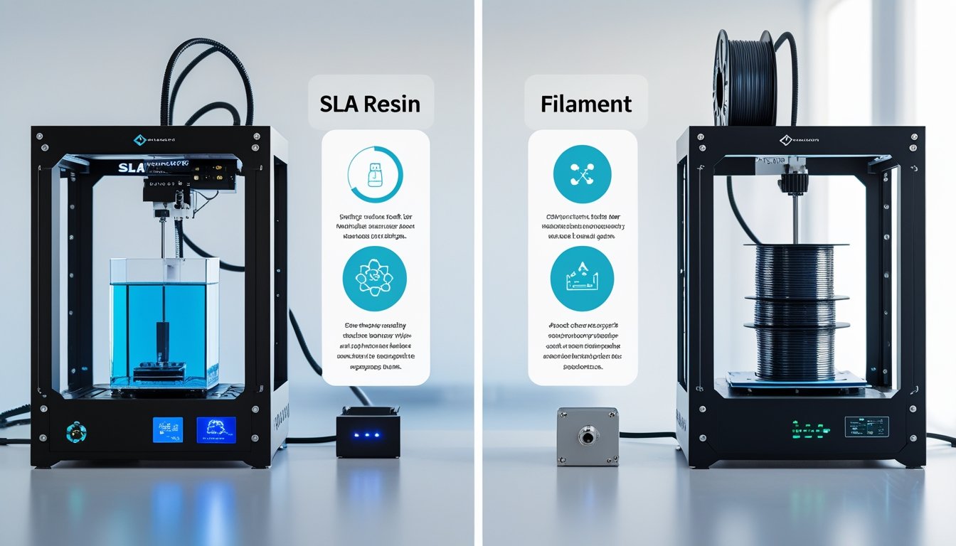 sla vs filament printer