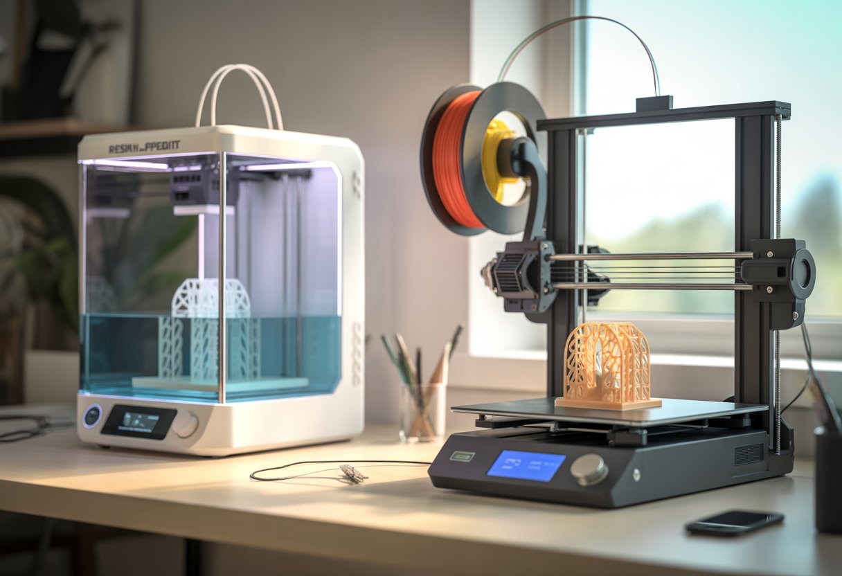 resin printer vs filament