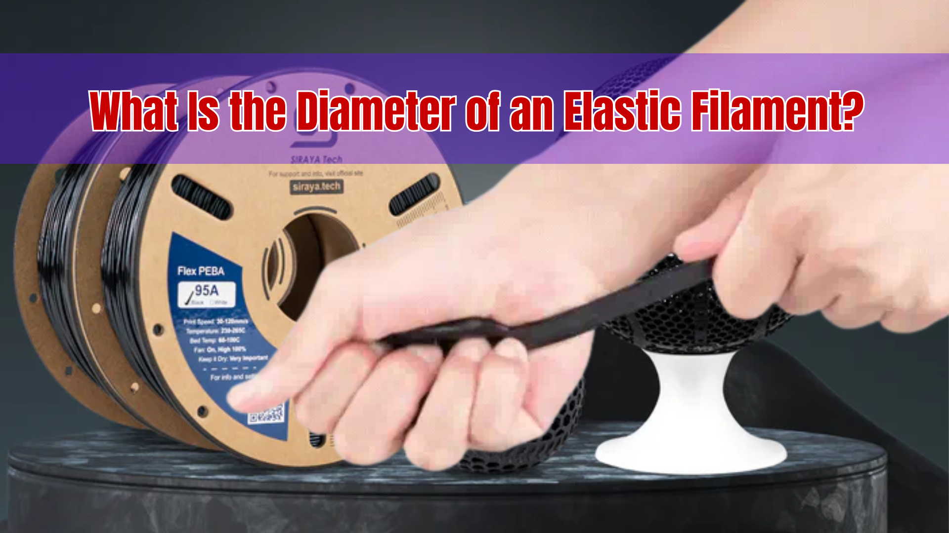 What Is the Diameter of an Elastic Filament?