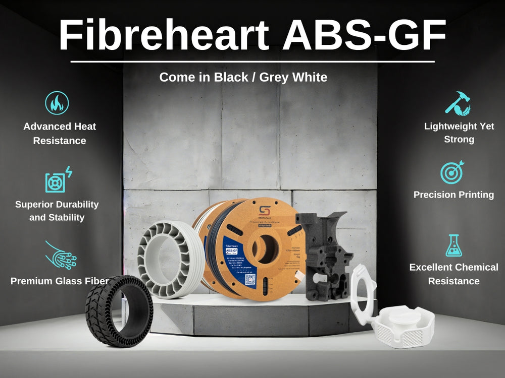 Shop Fibreheart ABS-GF Filament Online from Siraya Tech