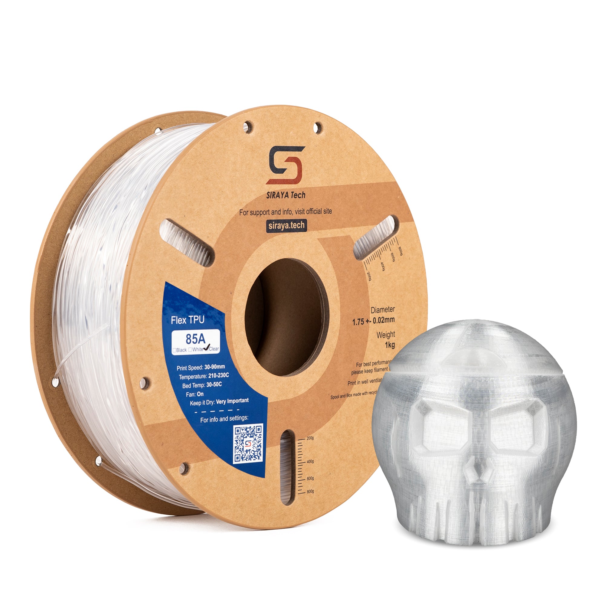 SIRAYA Tech Flex TPU air 3Dプリンター用フィラメント Amazon.com: Siraya Tech Flex TPU Air - Lightweight Active