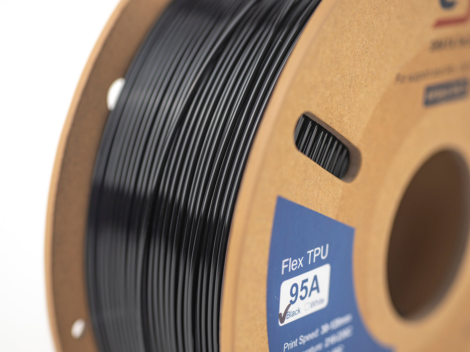 25% off - Flex TPU - 95A Black Filament (1kg for US)