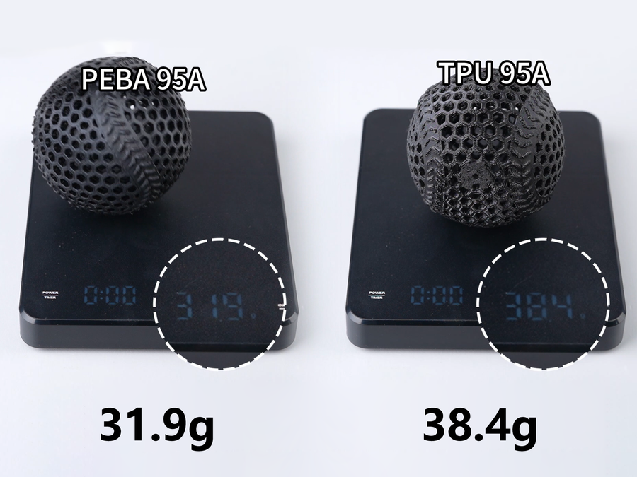 Siraya Tech Fibreheart Rebound PEBA 95A Elastic filamentent for 3d printing