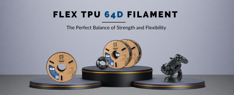 Siraya Tech Flex TPU 64D – Rigid Yet Flexible Industrial TPU Filament