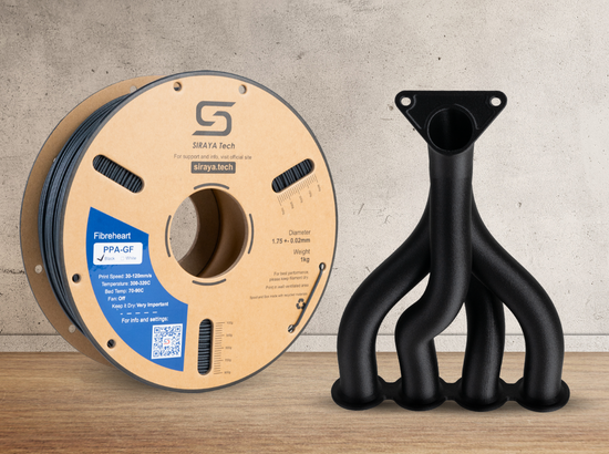 3D printed gadget stand made with PPA-CF by Siraya Tech