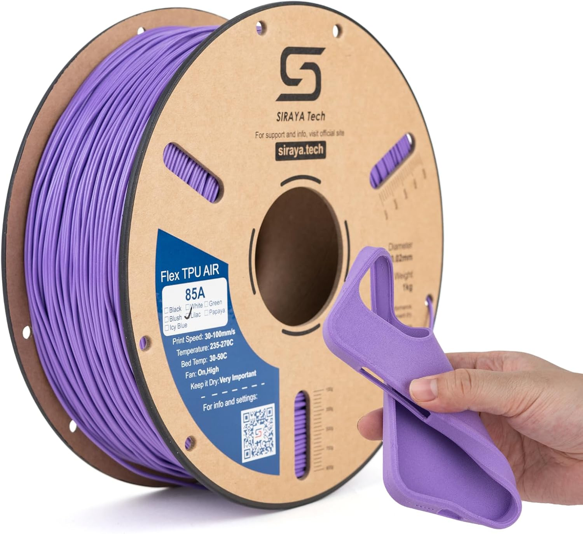 Siraya Tech Flex TPU Air 85A Lilac
