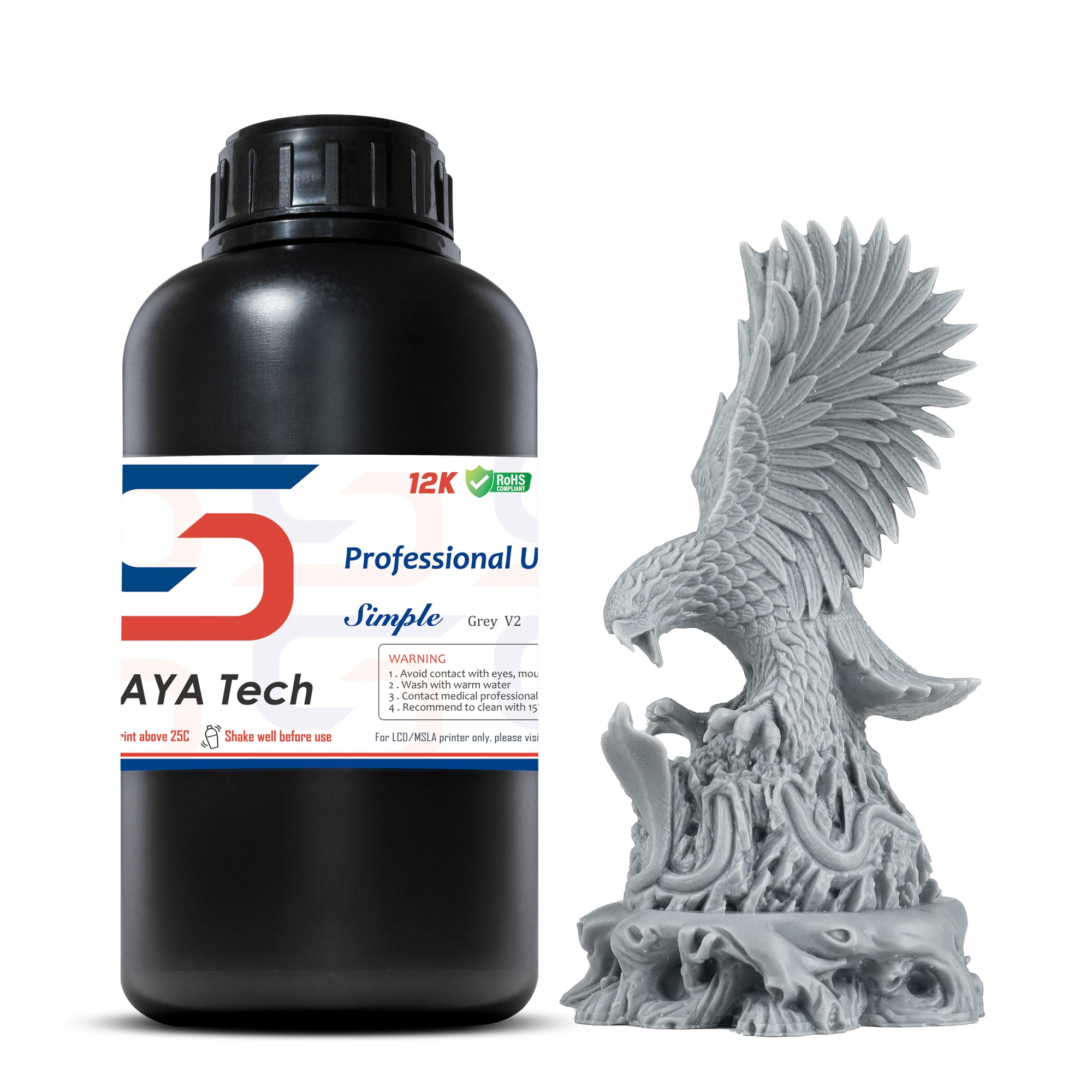 SIRAYA Tech Professional UV Resin 1kg 3本 Glow in Dark 3D Printing Craft Creative Resin - Siraya Tech