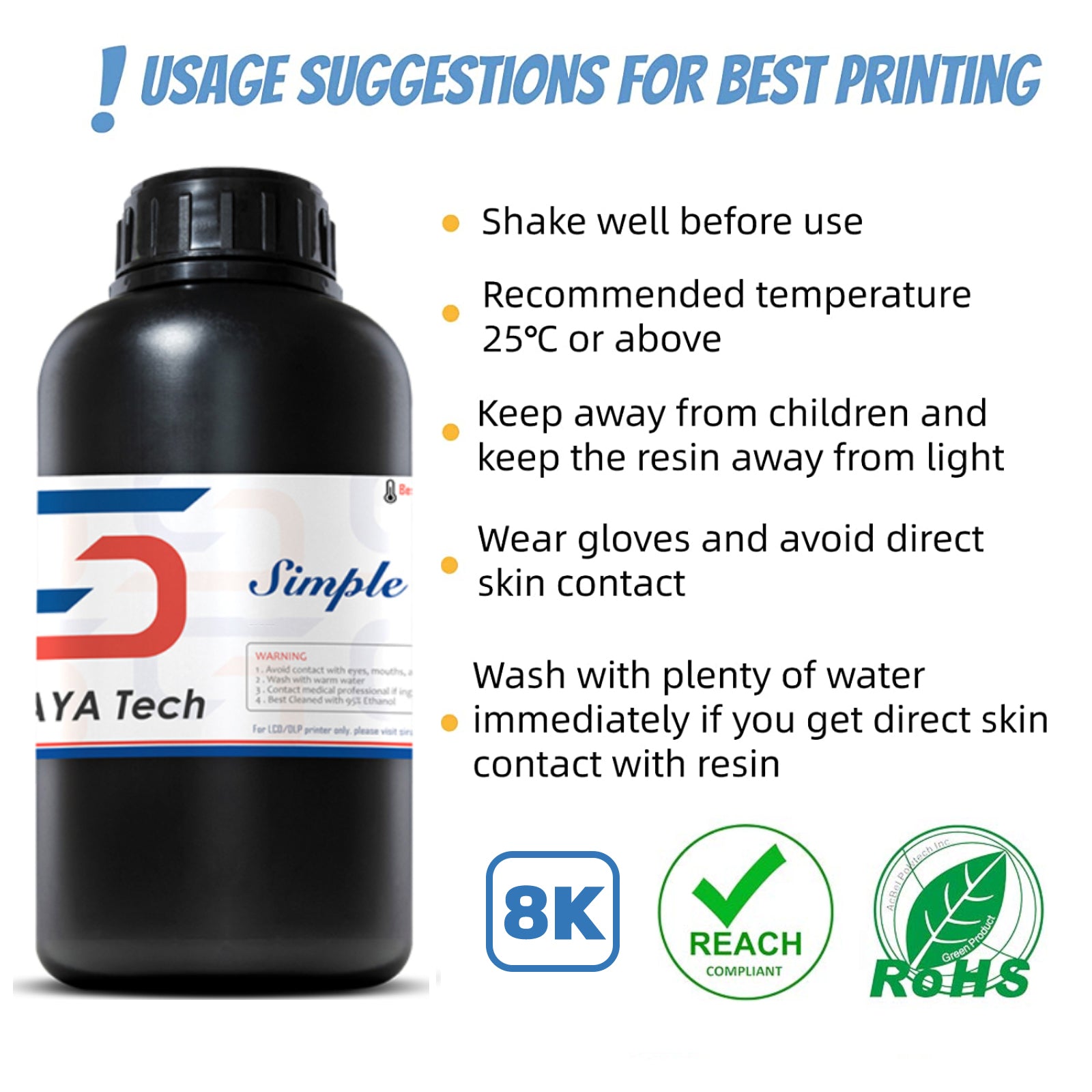 Siraya Tech Simple -Water washable Resin